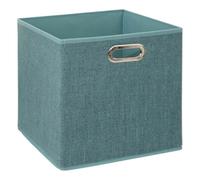 Paris Prix FIVE Simply Smart - Boîte de Rangement Carrée Pliable Mix n'Modul 31x31cm Pétrole Chiné