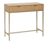 Paris Prix Five Simply Smart - Console 2 Tiroirs Tasso 90cm Naturel