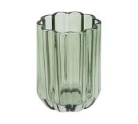 Paris Prix Five Simply Smart - Gobelet Brosse à Dents en Verre Floréa 11cm Vert