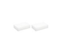 Paris Prix Five Simply Smart - Lot de 2 Éponges Magiques 10cm Blanc