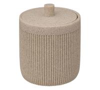 Paris Prix FIVE Simply Smart - Pot à Coton Design Onyx 9cm Lin