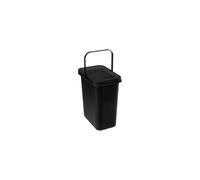 Paris Prix FIVE Simply Smart - Poubelle en Plastique Anse 12L Noir