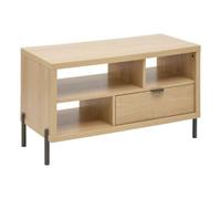 Paris Prix Five Simply Smart - Table Basse avec Tiroir Alvo 92cm Beige