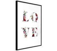 Paris Prix Floral Love 40 x 60 - Noir