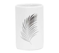 Paris Prix Gobelet Salle de Bain Imprimé Orbella 11cm Blanc & Argent