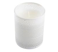 Bougie Parfumée Graphic Ethnic 8cm Blanc