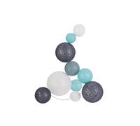 Paris Prix Guirlande Boules 10 Led Multi Taille 192cm Bleu