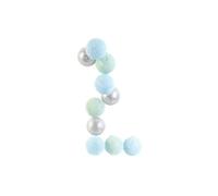 Paris Prix Guirlande Lumineuse à Led 10 Boules 192cm Bleu