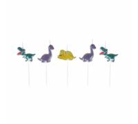 Paris Prix Happy Dino Bougies Anniversaire - Multicolore