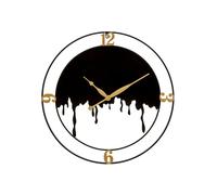 Paris prix Horloge murale design - Noir