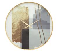 Paris prix Horloge murale en verre - Multicolore