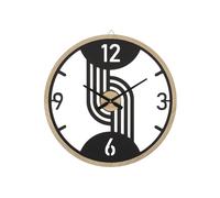 Paris prix Horloge murale Mogadishu - Noir