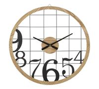 Paris prix Horloge murale Numbers - Noir