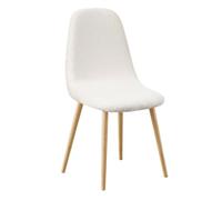 Paris Prix Housse de Chaise Bouclette Laina 40-50cm Naturel