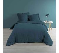 Paris Prix Housse de Couette Percaline - Bleu