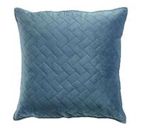 Paris Prix Housse de Coussin Bellanda - Bleu 40x40CM