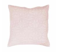 Paris Prix Housse de Coussin Florette - Rose - 60x60CM