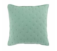 Paris Prix Housse de Coussin Mellow - Menthe & Blanc - 40x40 cm