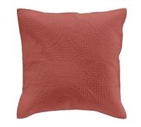 Paris Prix Housse de Coussin Romane 40x40cm Terracotta