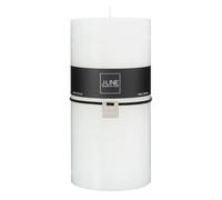 Bougie Cylindrique Déco Junina 20cm Blanc