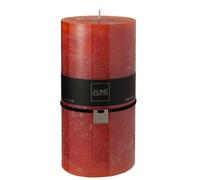 Bougie Cylindrique Déco Junina 20cm Orange