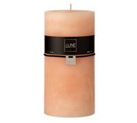 Bougie Cylindrique Déco Junina 20cm Pêche