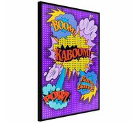 Paris Prix Kaboom Boom Pow - 40 x 60 cm - Noir