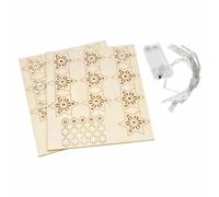 Paris Prix Kit Guirlande LED Étoiles Naturel