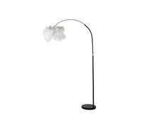 Paris prix Lampadaire arc plume - Noir