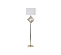 Paris prix Lampadaire Move métal - Or & blanc