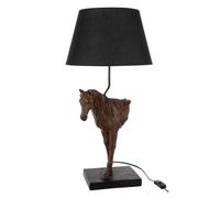 Paris prix Lampe à poser cheval - Marron foncé