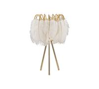LAMPE DE TABLE SUR PIED PLUME