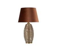 Lampe de table Mauro Ferretti Praga B Marron 45,5x79 cm