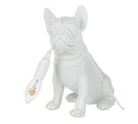 Paris prix Lampe bulldog - Blanc