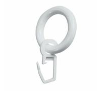 Paris prix Lot de 10 anneaux de tringle bistrot - Blanc