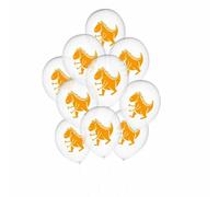 Paris Prix Lot de 10 Ballons Baudruche Dinosaure - Transparent