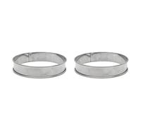 Paris Prix Lot de 2 Cercles à Tartelette Mamie Lily 12cm Argent