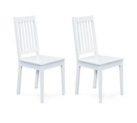 Paris Prix Lot de 2 chaises - Bois Takao blanc