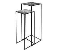 Paris Prix Lot de 2 Sellettes Gigognes Déco Havana 90cm Noir