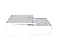 Paris prix lot de 2 tables basses en verre - Blanc