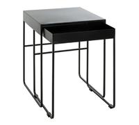 Paris prix Lot de 2 tables d'appoint - Noir