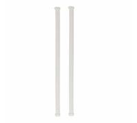 Paris prix Lot de 2 tringles extensibles - Blanc