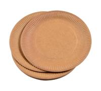 Paris Prix Lot de 20 Assiettes en Carton Vitamine 18cm Kraft