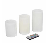 Paris Prix Lot de 3 Bougies LED Variation Couleurs