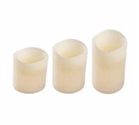 Paris Prix Lot de 3 Bougies Variation de Couleur LED