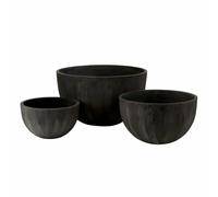 Paris Prix Lot de 3 Cache-Pots Design Zera - Noir