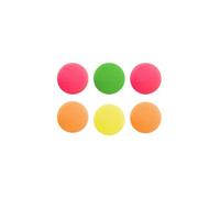 Paris Prix Lot de 6 Balles Rebondissantes Fluo 3cm Multicolore