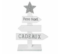 Paris Prix Lot de 6 Cavaliers de Table Blanc