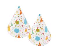 Paris Prix Lot de 6 chapeaux de fête - Blanc