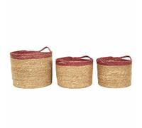 Paris prix lot de paniers de rangement - Rose
